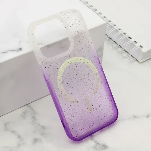 Futrola - maska Starlight MagSafe za iPhone 15 Pro (6.1) ljubicasta (MS).