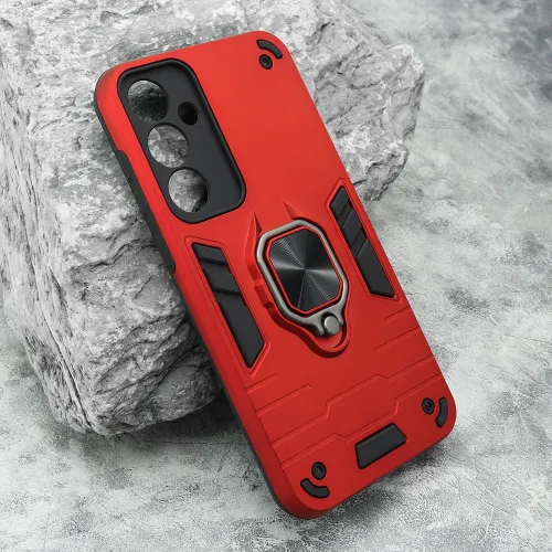 Futrola - maska Square ring za Samsung A556 Galaxy A55 5G crvena (MS).