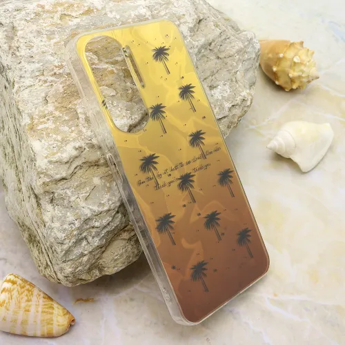 Futrola - maska SUMMER VIBES za Huawei Honor 90 Lite narandzasta (MS).