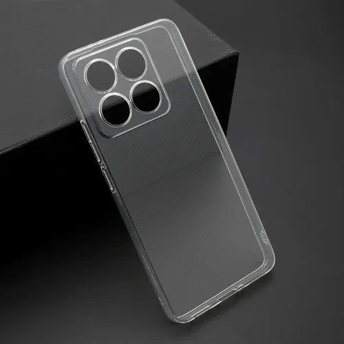 Futrola - maska ultra tanki PROTECT silikon za Xiaomi 14T providna (bela) (MS).