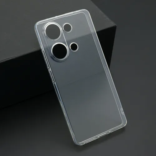 Futrola - maska ultra tanki PROTECT silikon za Xiaomi Redmi Note 13 Pro 4G providna (bela) (MS).