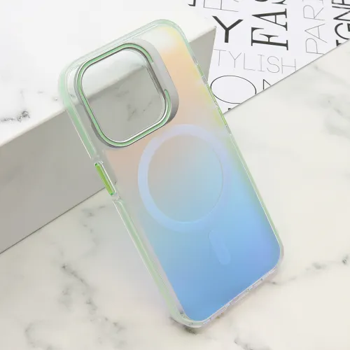 Futrola - maska SUNSET MagSafe za iPhone 15 Pro (6.1) zelena (MS).