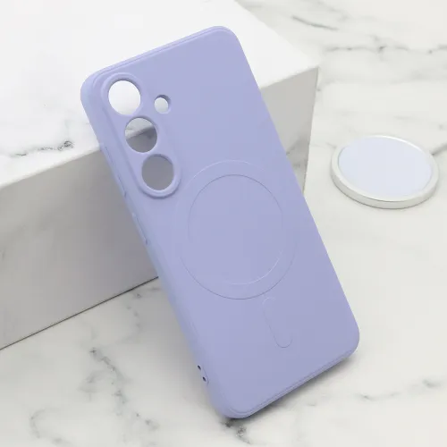 Futrola - maska VELVET TOUCH MagSafe za Samsung S931 Galaxy S25 5G ljubicasta (MS).