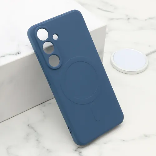 Futrola - maska VELVET TOUCH MagSafe za Samsung S931 Galaxy S25 5G plava (MS).