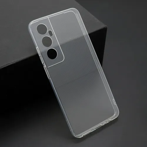 Futrola - maska ultra tanki PROTECT silikon za Realme C65 providna (bela) (MS).