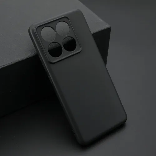 Futrola - maska ultra tanki KOLOR za Xiaomi 14T Pro crna (MS).