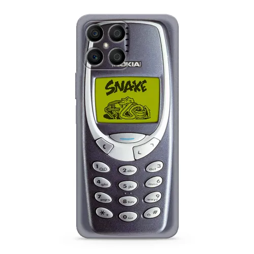 Futrola - maska ultra tanki print CLEAR za Huawei Honor X8 ND0333 (MS).