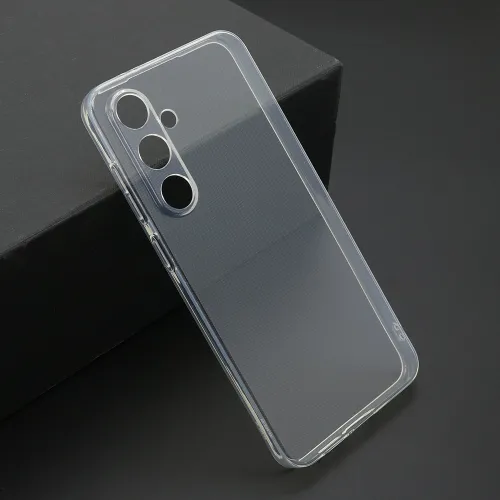 Futrola - maska ultra tanki PROTECT silikon za Samsung S721B Galaxy S24 FE providna (bela) (MS).