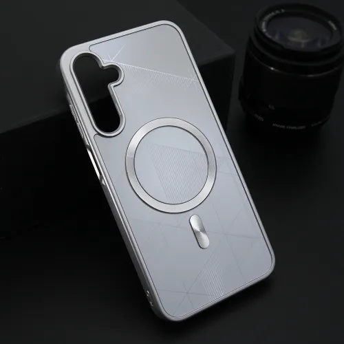 Futrola - maska ZEN SHIELD MagSafe za Samsung A256 Galaxy A25 5G srebrna (MS).