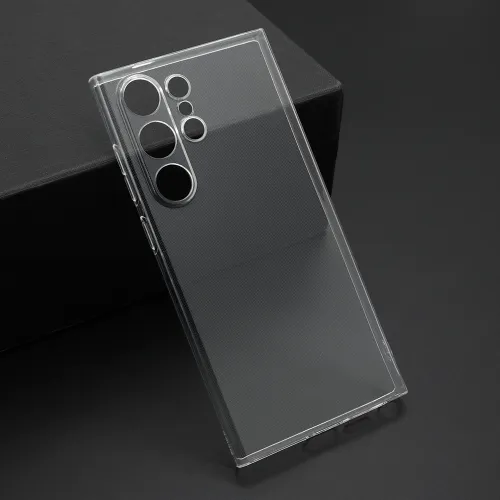 Futrola - maska ultra tanki PROTECT silikon za Samsung S928 Galaxy S24 Ultra 5G providna (bela) (MS).