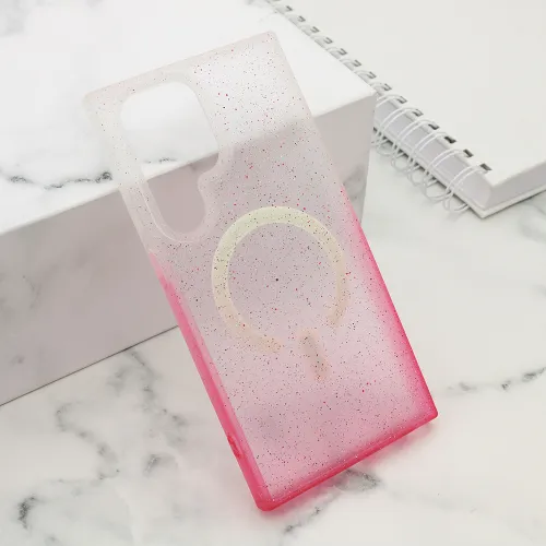 Futrola - maska Starlight MagSafe za Samsung S928 Galaxy S24 Ultra 5G roze (MS).