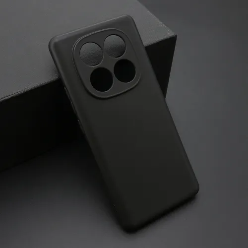 Futrola - maska ultra tanki KOLOR za Xiaomi Redmi Note 14 Pro Plus 5G crna (MS).