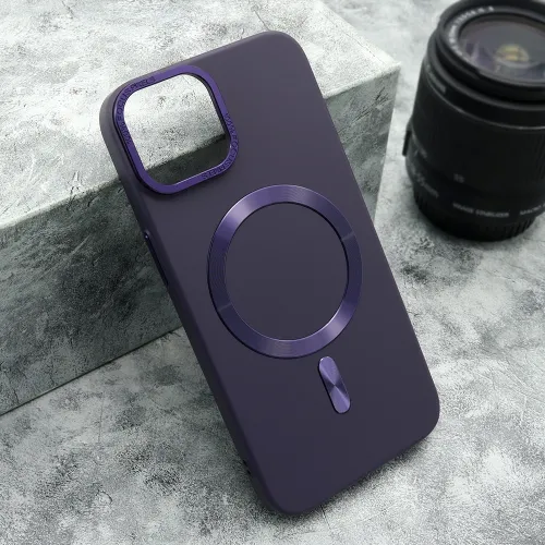 Futrola - maska TRUE COLOR MAGSAFE za iPhone 14 (6.1) ljubicasta (MS).