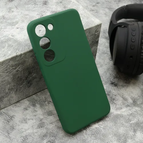 Futrola - maska VELVET TOUCH za Samsung S911B Galaxy S23 5G tamno zelena (MS).