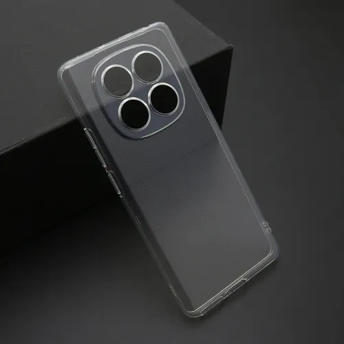 Futrola - maska ultra tanki PROTECT silikon za Xiaomi Redmi Note 14 Pro 4G providna (bela) (MS).