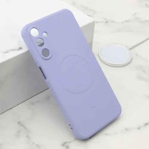 Futrola - maska VELVET TOUCH MagSafe za Samsung A156 Galaxy A15 5G ljubicasta (MS).