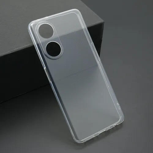 Futrola - maska ultra tanki PROTECT silikon za OPPO A98 providna (bela) (MS).