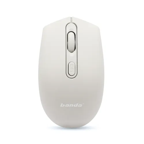 Mis kancelarijski bezicni BANDA T2 beli (MS).