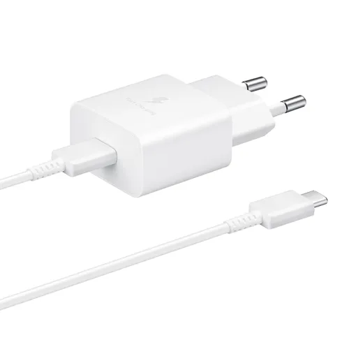 Samsung Kucni punjac PD 15W + Type C kabl beli EP-T1510-XWE Full Original (MS).