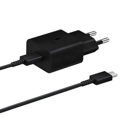 Samsung Kucni punjac PD 15W + Type C kabl crni EP-T1510-XBE Full Original (MS).