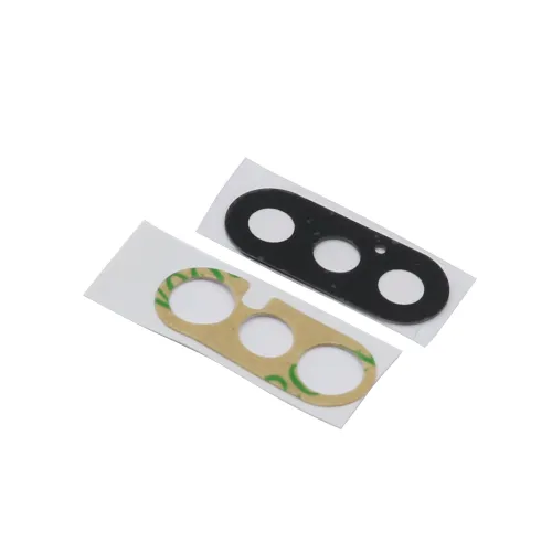 Staklo kamere za iPhone X black (MS).