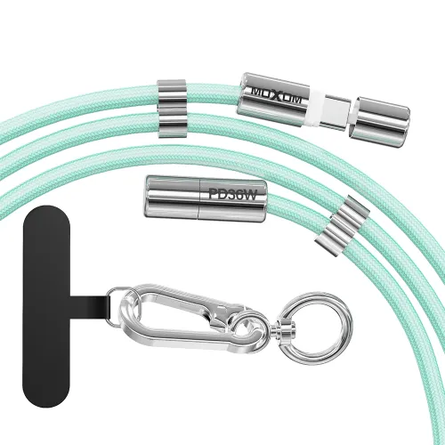 USB data kabl Moxom MX-CB313 Type-C to Lightning strap plavi (MS).