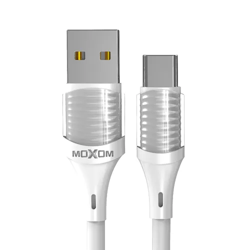 USB data kabl Moxom MX-CB109 3A Type C 1m beli (MS).