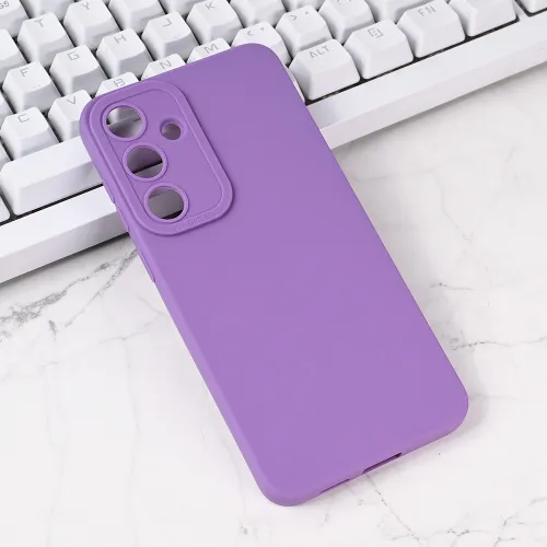 Futrola - maska Silikon Pro Camera za Samsung S936 Galaxy S25 Plus ljubicasta.