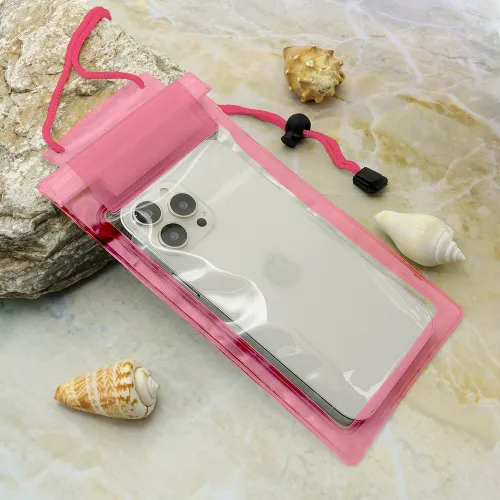 Vodootporna Futrola - maska Bikini Transparent 6.5in pink (MS).