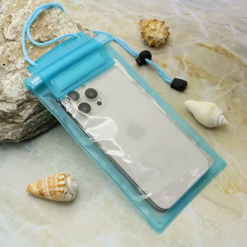 Vodootporna Futrola - maska Bikini Transparent 6.5in svetlo plava (MS).