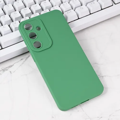 Futrola - maska Silikon Pro Camera za Samsung S936 Galaxy S25 Plus zelena.