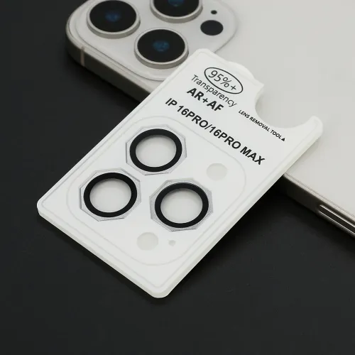 Zastita za kameru OCTAGON za iPhone 16 Pro (6.3)/16 Pro Max (6.9) siva (MS).