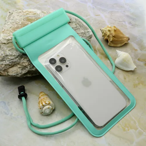 Vodootporna Futrola - maska SQUARES tirkizna (MS).