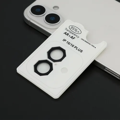 Zastita za kameru OCTAGON za iPhone 16 (6.1)/16 Plus (6.7) crna (MS).