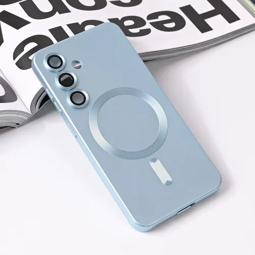 Futrola - maska Magsafe Chrome za Samsung S931 Galaxy S25 plava.