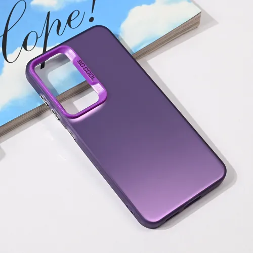 Futrola - maska Clear za Samsung S931 Galaxy S25 ljubicasta.