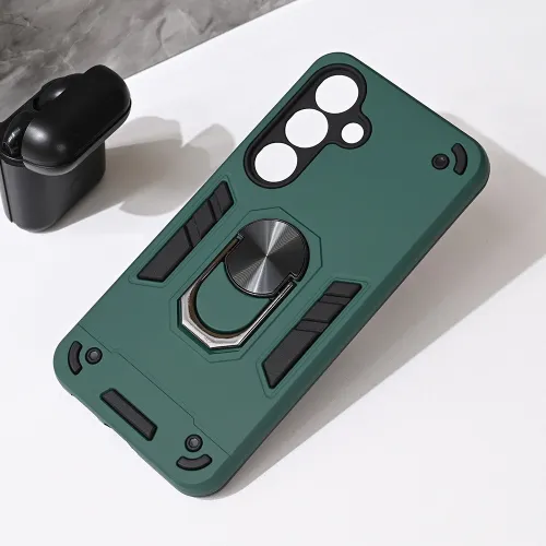 Futrola - maska Hard Ring za Samsung S931 Galaxy S25 tamno zelena.