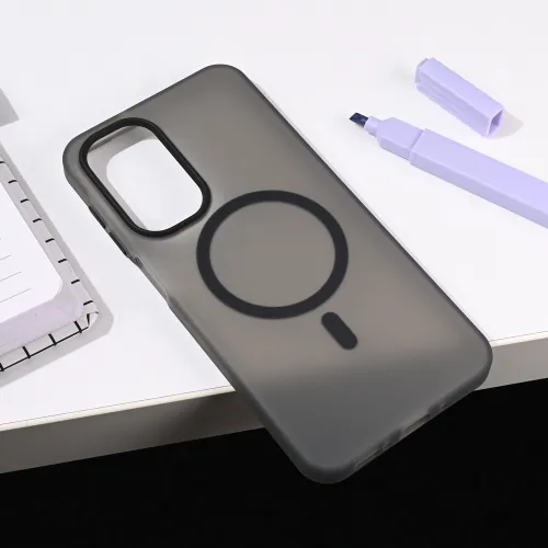 Futrola - maska Magsafe Pastel za Samsung A266B Galaxyg A26 5G crna.