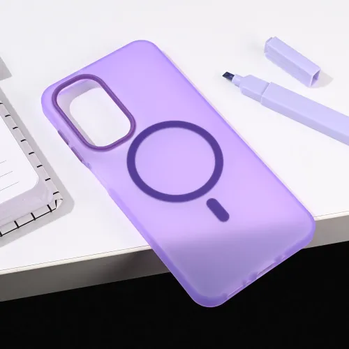 Futrola - maska Magsafe Pastel za Samsung A266B Galaxyg A26 5G ljubicasta.