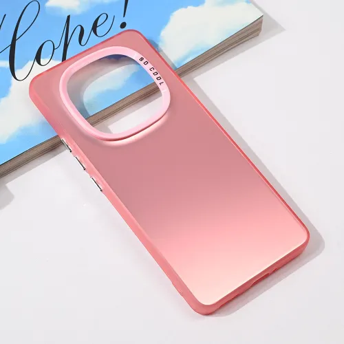 Futrola - maska Clear za Xiaomi Redmi Note 14 Pro Plus 5G roze.