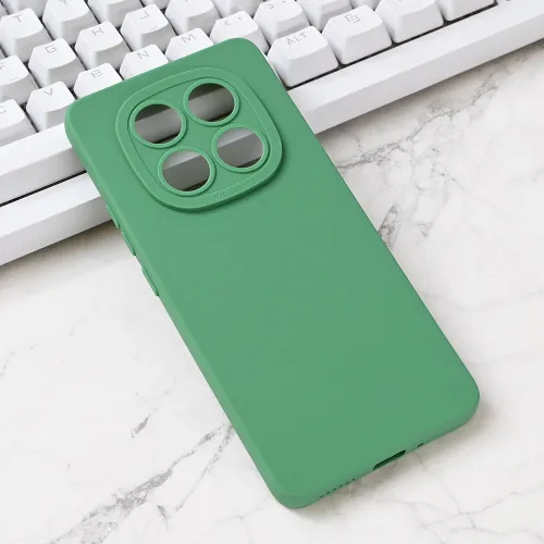 Futrola - maska Silikon Pro Camera za Xiaomi Redmi Note 14 Pro 5G zelena.