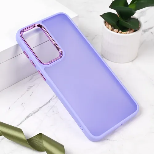 Futrola - maska Shining Camera za Samsung A566 Galaxy A56 5G ljubicasta.