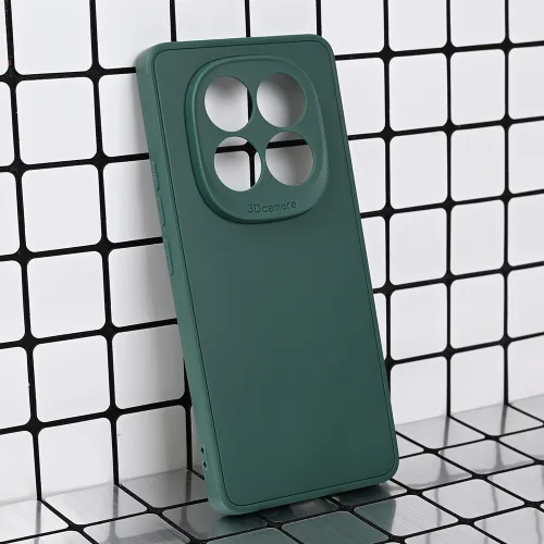 Futrola - maska 3D Camera za Xiaomi Redmi Note 14 Pro 5G tamno zelena.