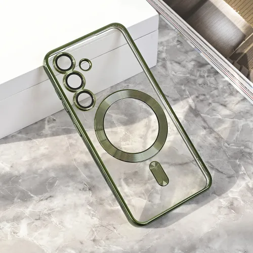 Futrola - maska Magsafe Lux za Samsung S931 Galaxy S25 zelena.