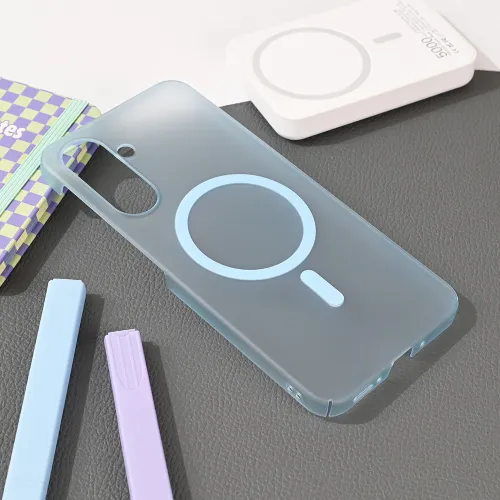 Futrola - maska Magsafe mat PC za Samsung A266 Galaxy A26 5G plava.