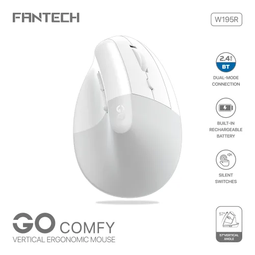 Mis Wireless Fantech W195R GO comfy beli.