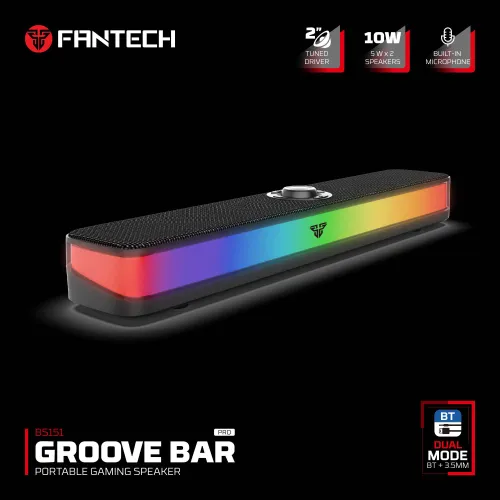 Bluetooth zvucnik Fantech BS151 GROOVE BAR PRO crni.