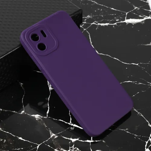 Futrola - maska Teracell Giulietta za Xiaomi Redmi A1/Redmi A2 mat tamno ljubicasta.