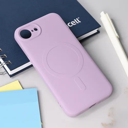 Futrola - maska Teracell Giulietta Magsafe za iPhone 16e 6.1 ljubicasta.