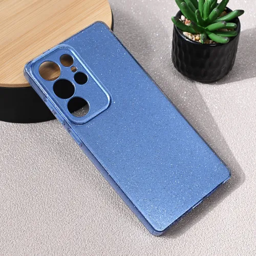Futrola - maska Sparkle Dust za Samsung S938 Galaxy S25 Ultra plava.